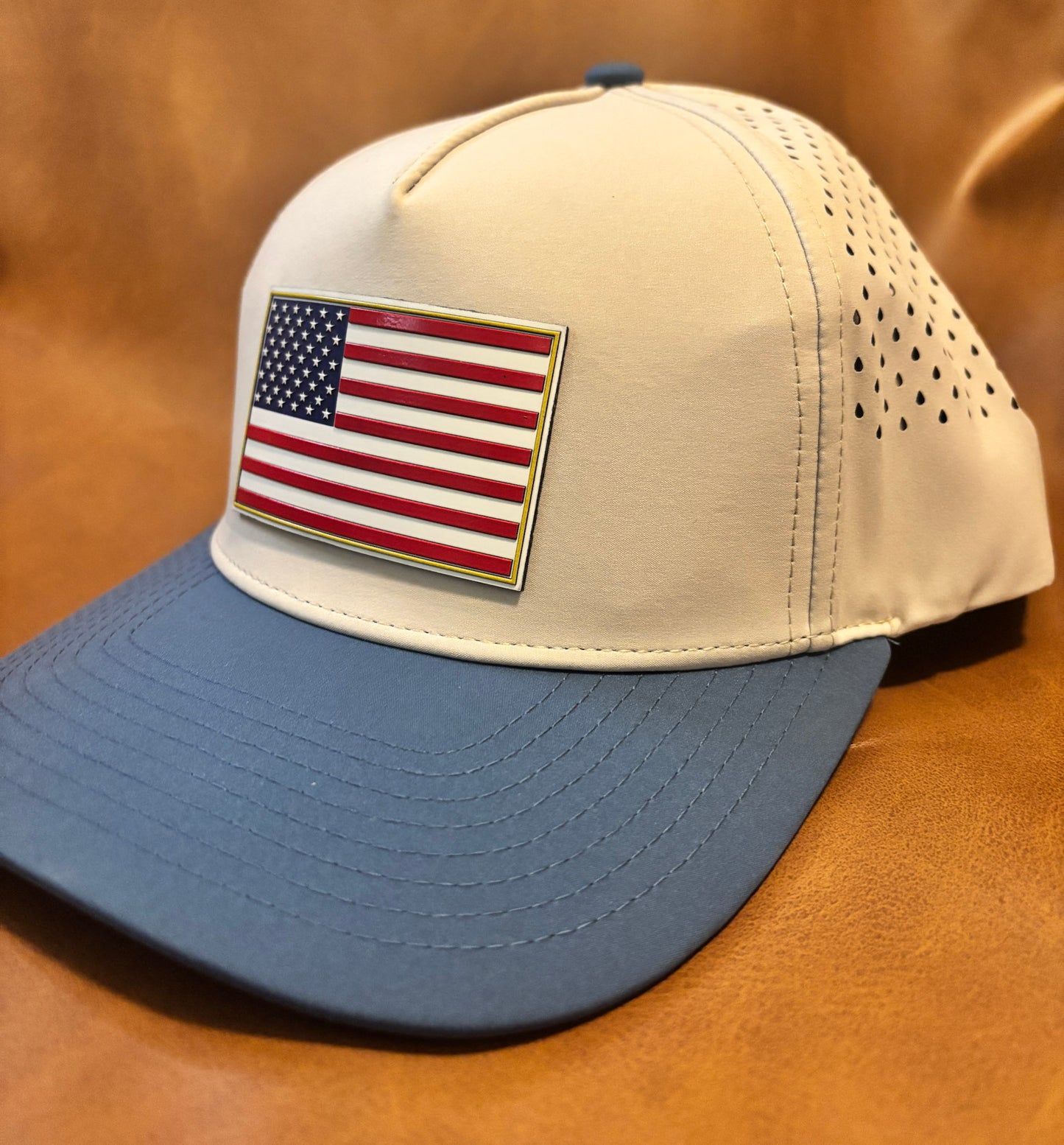USA Flag UV Patch Performance Hat
