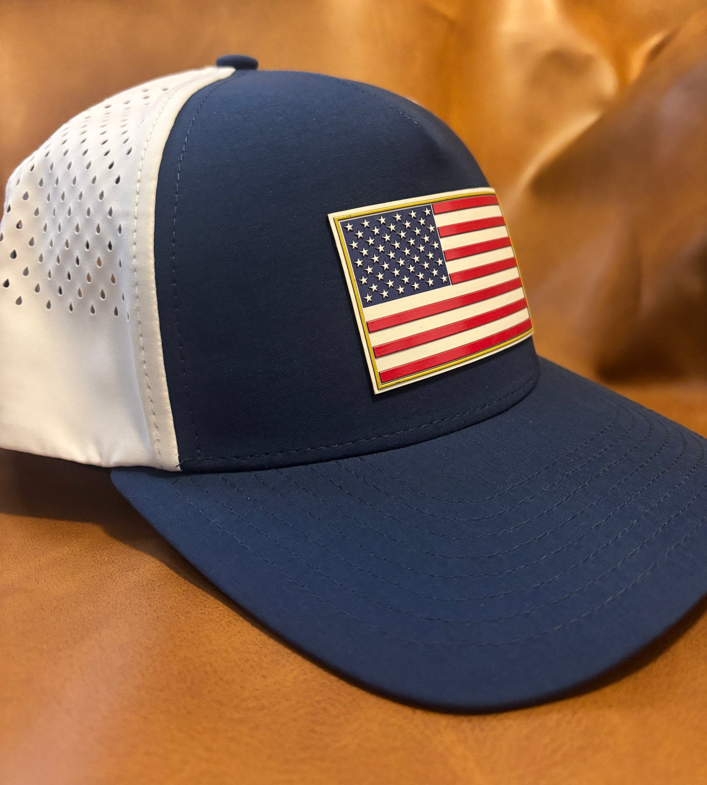 USA Flag UV Patch Performance Hat