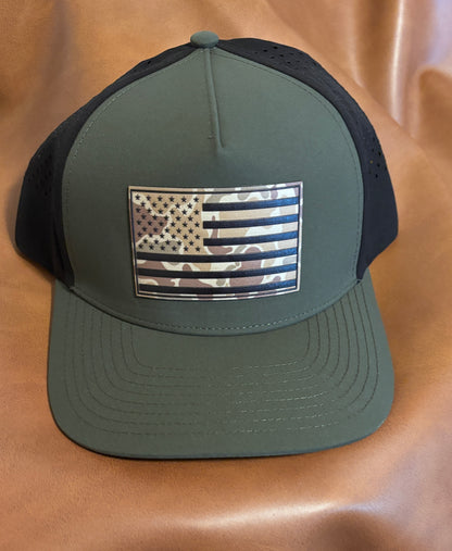 USA Flag UV Camo - Fowl Play Performance Hat