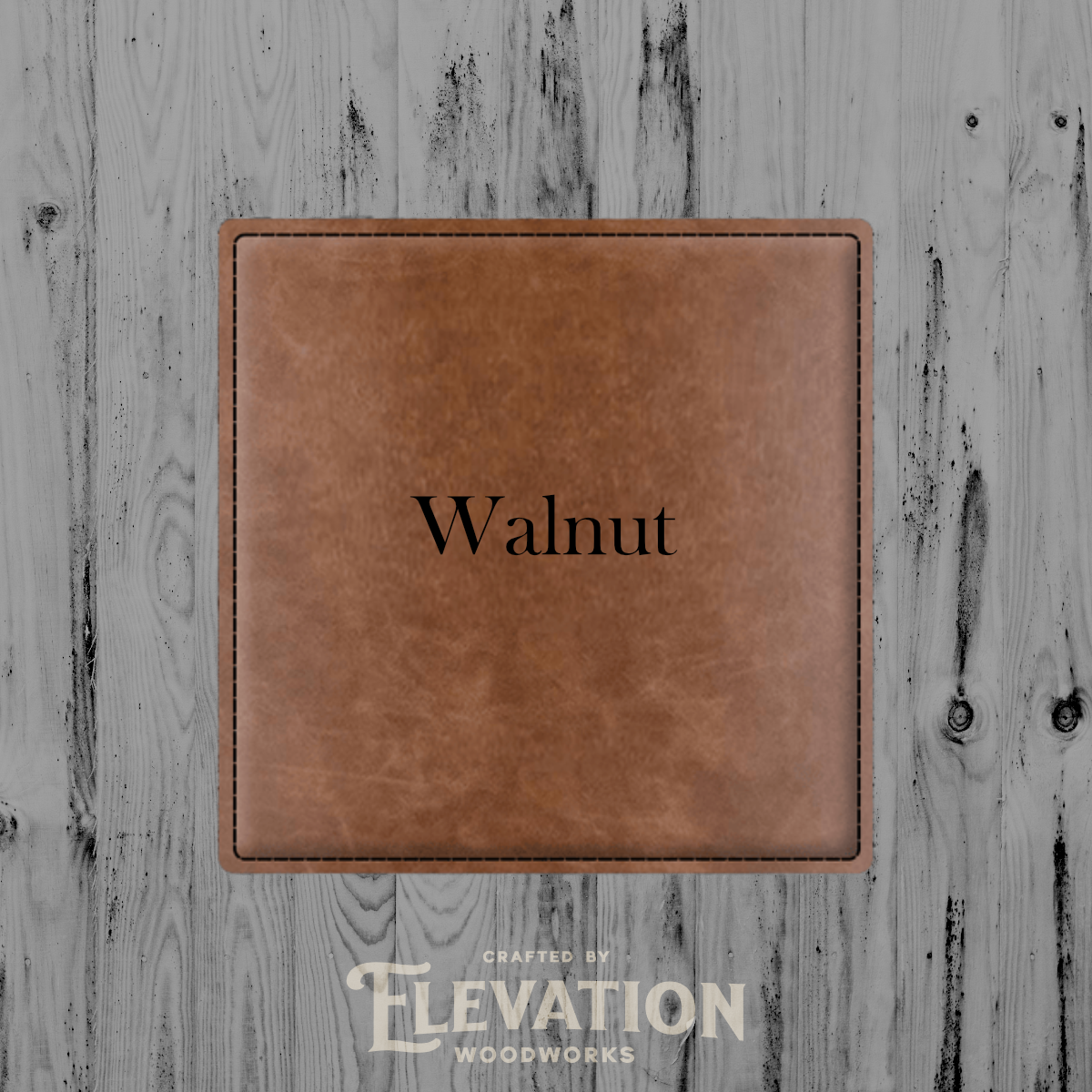 Premium Leatherette® Coasters - Square